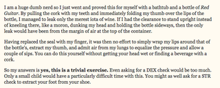 Illustration for article titled Serious D&D Player Chugs Wine Underwater To Settle Rules Dispute